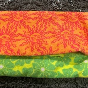 NWT terry cloth crossbody